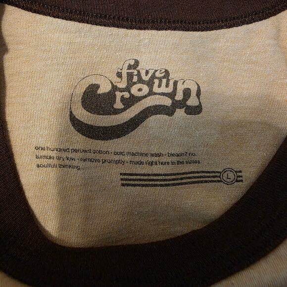 Vintage Style Five Crown Sex, Drugs, & Rock n Roll Ringer Tee - Picture 6 of 6